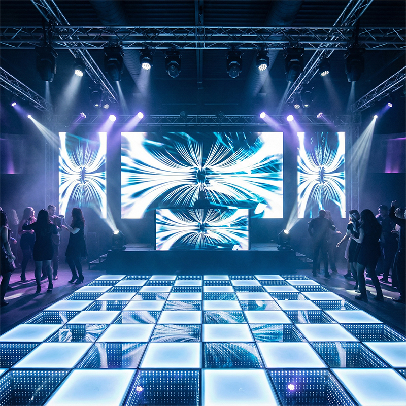 Frosted & Mirror Dance Floor