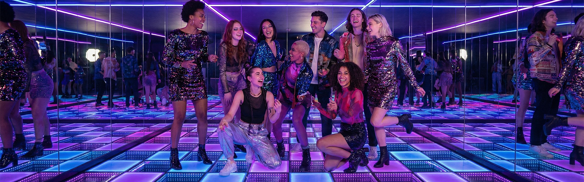 LED dance floor for parties